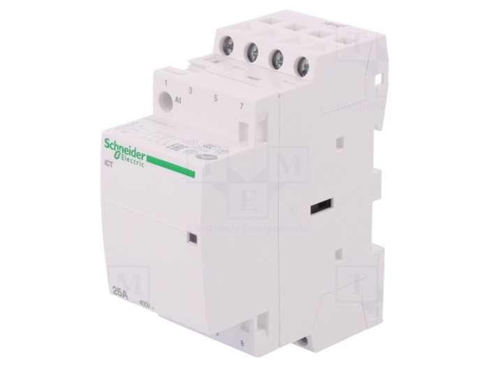 Contactor 4-POL 25A 24VAC