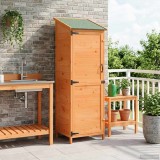 vidaXL Sălaș de grădină Maro 59,5 x 56 x 176,5 cm Lemn prelucrat 42033447