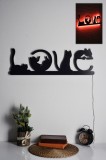 Cumpara ieftin Aplică de perete LED decorativă Cat Rosu 70x22 cm