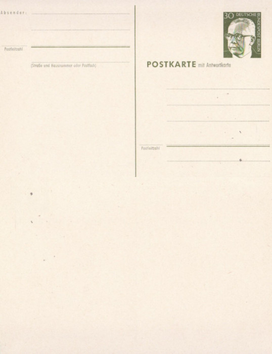 Intreg postal Germania-2 bucati