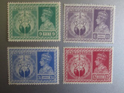 INDIA 1946 SERIE MNH/MH=212 foto