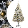 VidaXL Brad de Crăciun artificial cu 300 LED Verde 180 x 115 cm 3396958