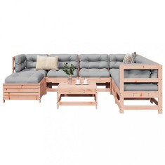 vidaXL Set canapele gradina, 8 piese, lemn masiv brad douglas foto