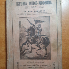 manaulul - istoria medie moderna pentru clasa a 2-a secundara-din anul 1926-1927