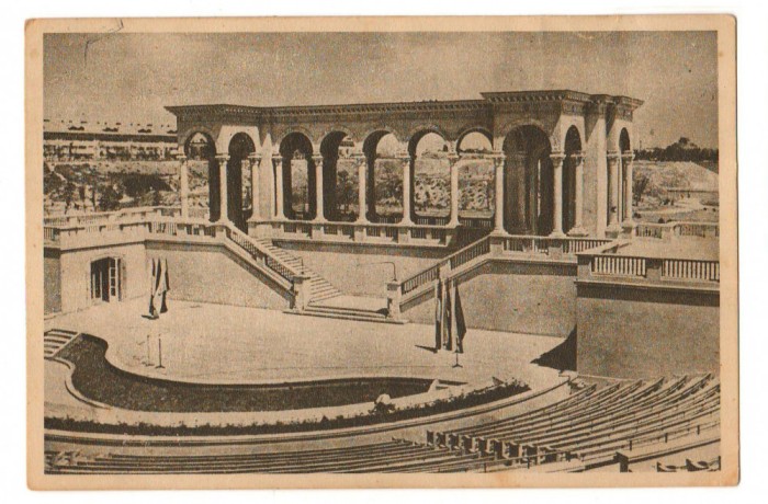 CPIB 17543 CARTE POSTALA - BUCURESTI. TEATRUL DE VARA , RPR, LIBRARIA NOASTRA