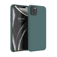 Husa pentru Apple iPhone 11 Pro Max, Silicon, Verde, 49725.171 foto