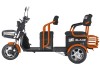 Triciclu electric BLADE TRIP X2 2000W, 2 locuri, 72V 20Ah, negru-portocaliu