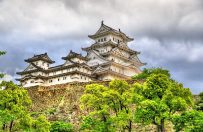 Tablou canvas City64 Castel Himeji Japonia, 105 x 70 cm foto