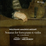 Sonatas For Fortepiano &amp; Violin | Wolfgang Amadeus Mozart, Isabelle Faust, Alexander Melnikov, Clasica, Harmonia Mundi