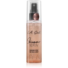 L.A. Girl Cosmetics Shimmer Spray fixator make-up pentru fata si corp culoare Rose Gold 80 ml
