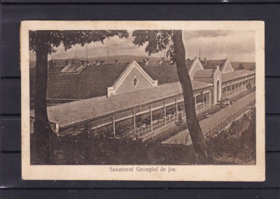 GEOAGIUL DE JOS HUNEDOARA SANATORIUL CIRCULATA 1924 EDITURA EMIL HEITER ORASTIE foto