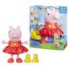 Figurina Interactiva Peppa Pig 30 cm, Vorbeste, Canta, Danseaza, Plastic Multicolor, 3+ Ani