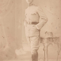 Fotografie veche militar roman uniforma 1912, poza veche de colectie