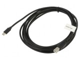 Cablu USB 2.0 USB B la USB C 3m negru aurit Fire: Cu