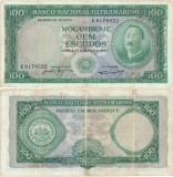 1961 (27 III), 100 escudos (P-109a.4) - Mozambic!