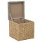 Set taburete 2 buc., iarba de mare, gri - 8