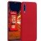 Husa silicon antisoc cu microfibra in interior Samsung A50 ; A30s , Rosu