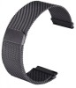 Curea tip Milanese Loop compatibila cu Fossil Gen 5 Smartwatch, Telescoape QR, 22mm, Negru, Size S, Very Dream