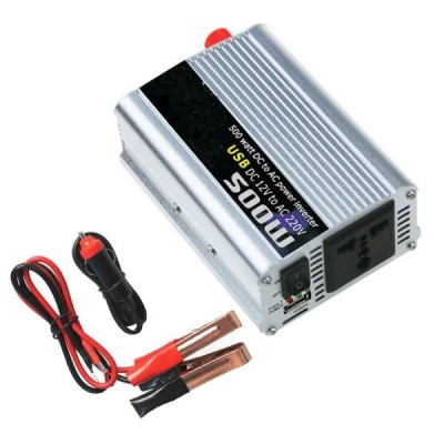 Invertor convertor 12v la 220V 500W, USB foto