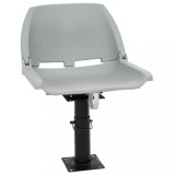 Scaun barcă cu piedestal, reglabil &icirc;n &icirc;nălțime, rotativ la 360&deg;