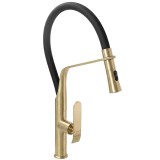 Baterie de bucătărie Rea Castor Auriu gold brush