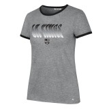 Los Angeles Kings tricou de dama Letter Ringer grey - L