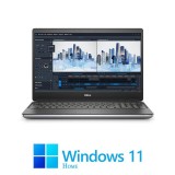 Laptop Dell Precision 7560, Octa Core i7-11850H, 32GB, RTX A2000 4GB, Win 11 Home