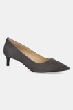 MICHAEL Michael Kors tocuri din piele &icirc;ntoarsă Alina culoarea maro, 40R3ALMP1S.251