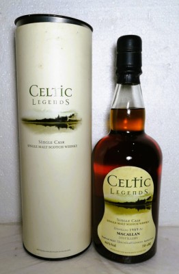 whisky Macallan distilled 1989 LG 70 cl 46% vol - CELTIC LEGENDS-single cask foto