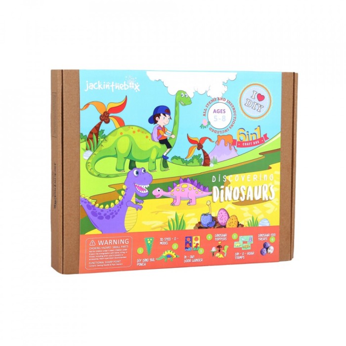 Jack In The Box - Kit Creatie 6-In-1 Descopera Dinozaurii