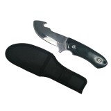Cutit Vanatoare Mongolia Otel 21cm Negru IdealStore - Lama 10cm, Rezistent Rugina, Pescuit