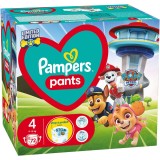 Scutece-chilotel Pampers Pants Patrula Catelusilor Marimea 4, 9-15 kg, 72 buc