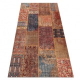 Covor SAMPLE FLEXI AL 16G08-35HD Patchwork, visiniu oriental / teracota / bleumarin, 152x230 cm
