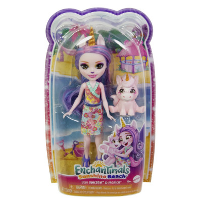 ENCHANTIMALS PAPUSI SI ANIMALUTE ULIA UNICORN SI PACIFICA SuperHeroes ToysZone foto