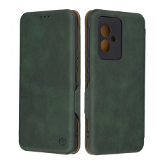 Husa tip carte pentru honor 100, techsuit, inchidere magnetica, green foto