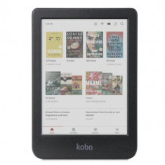 Ebook Reader Kobo Clara Colour, Ecran E Ink Kaleido 6inch, Procesor 2GHz, 512MB RAM, 16GB Flash, USB Type-C, ComfortLight PRO, Wi-Fi, IPX8 (Negru)