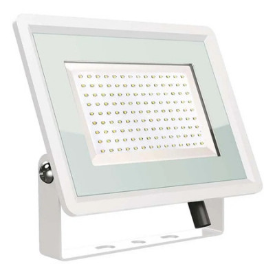 Proiector LED V-tac, 100W, 8700lm, lumina calda, 3000K, IP65, alb foto