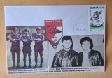 Istoria fotbalului - Suporter - fan zone - echipa de fotbal DINAMO Bucuresti, Klein, Mateut, Gabor, Rednic, plic, intreg postal