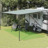 vidaXL Covor pentru cort, verde deschis, 250x600 cm, HDPE