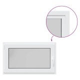 Fereastra de subsol &bdquo;RISOR&rdquo; 100x50 cm oscilo-batanta DIN stanga, alba