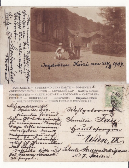 Sighet ( Maramures) -Castelul de vanatoare-1907