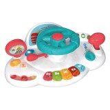 Consola Joaca Volan CMCLASS pentru Prescolari, Lumini, Sunete, Muzica, Alb, Plastic, 3 Baterii AA Incluse