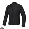 Geaca (jacheta) barbati pentru scuter - motocicleta Racing/Roadster Ixon vara model Fresh MS culoare: negru &ndash; tip croi: Slim Fit XL