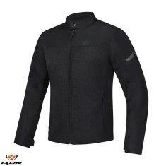 Geaca (jacheta) barbati pentru scuter - motocicleta Racing/Roadster Ixon vara model Fresh MS culoare: negru &ndash; tip croi: Slim Fit L