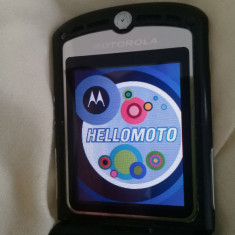 MOTOROLA 0168,Telefon vechi de colectie cu incarcator,stare conform foto,T.GRAT