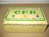 A255-I-Trusa CFR sanitara metal interbelica. Marimi: lungime 13 cm, latime 8.5, inaltime 5 cm.