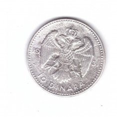 Moneda Yugoslavia 10 dinara 1931, Londra, stare precara