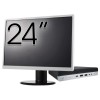 Pachet Calculator Second Hand HP EliteDesk 800 G5 Mini PC, Intel Core i5-9500T 2.20 - 3.70GHz, 8GB DDR4, 256GB SSD + Monitor 24&amp;quot; NewTechnology Me