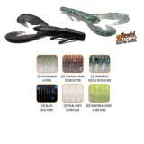 Shad Crazy Craw Black Blue 9cm, 8buc/plic Rapture