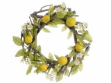 Cumpara ieftin Coronita lemn decorata cu lamai 30 cm